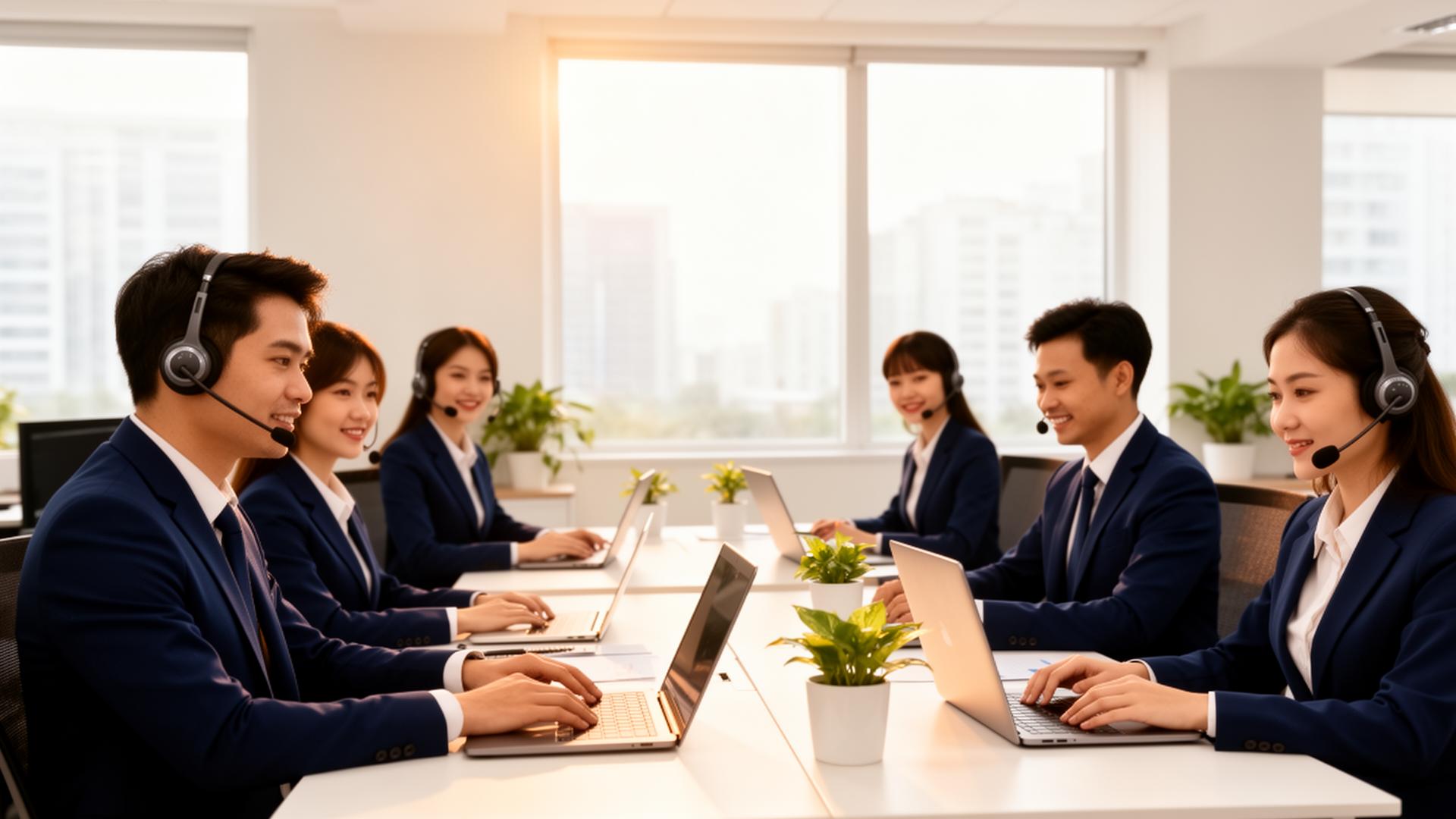 Bach Lam Thinh BPO sales team